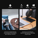 Mesa digitalizadora Huion inspiroy h640p 6,3 x 3,9 polegadas com uma caneta com até 8192 níveis de pressão