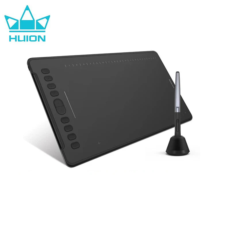 Mesa digitalizadora Huion inspiroy h640p 6,3 x 3,9 polegadas com uma caneta com até 8192 níveis de pressão